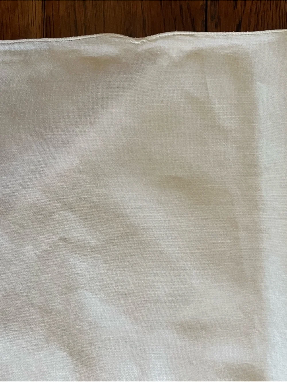 Neiman Marcus Napkins Dinner 100% Cotton with Crochet Corner White 21”x 22”